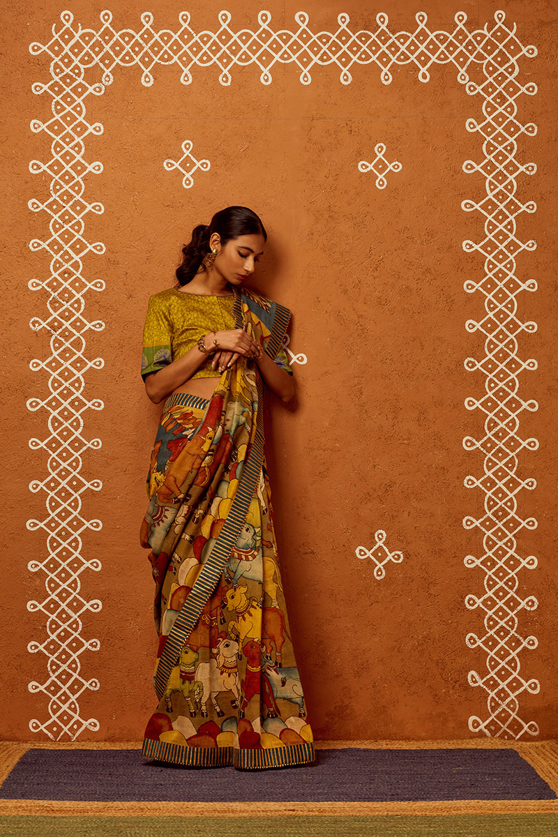 Chanderi Saree - Buy Best Chanderi Silk Saree Online at Best Prices –  Luxurion World