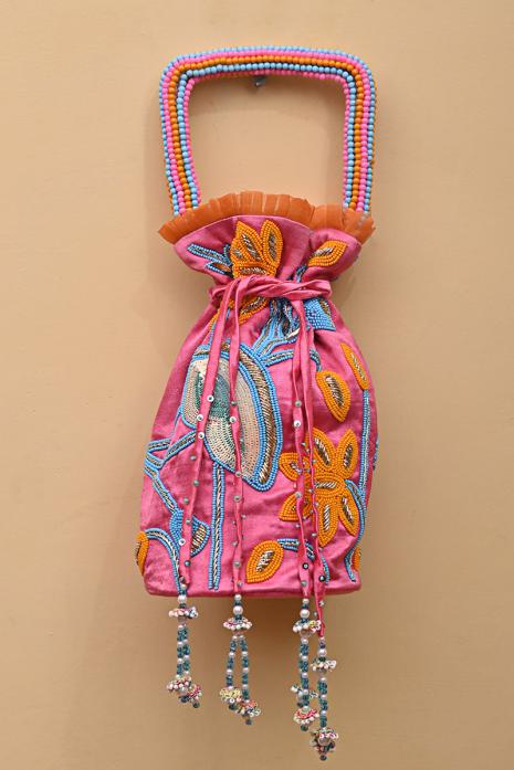 Hand Embroidered Pichwai Potli 